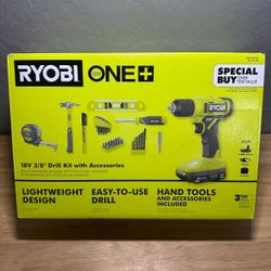 RYOBI DRILL KIT