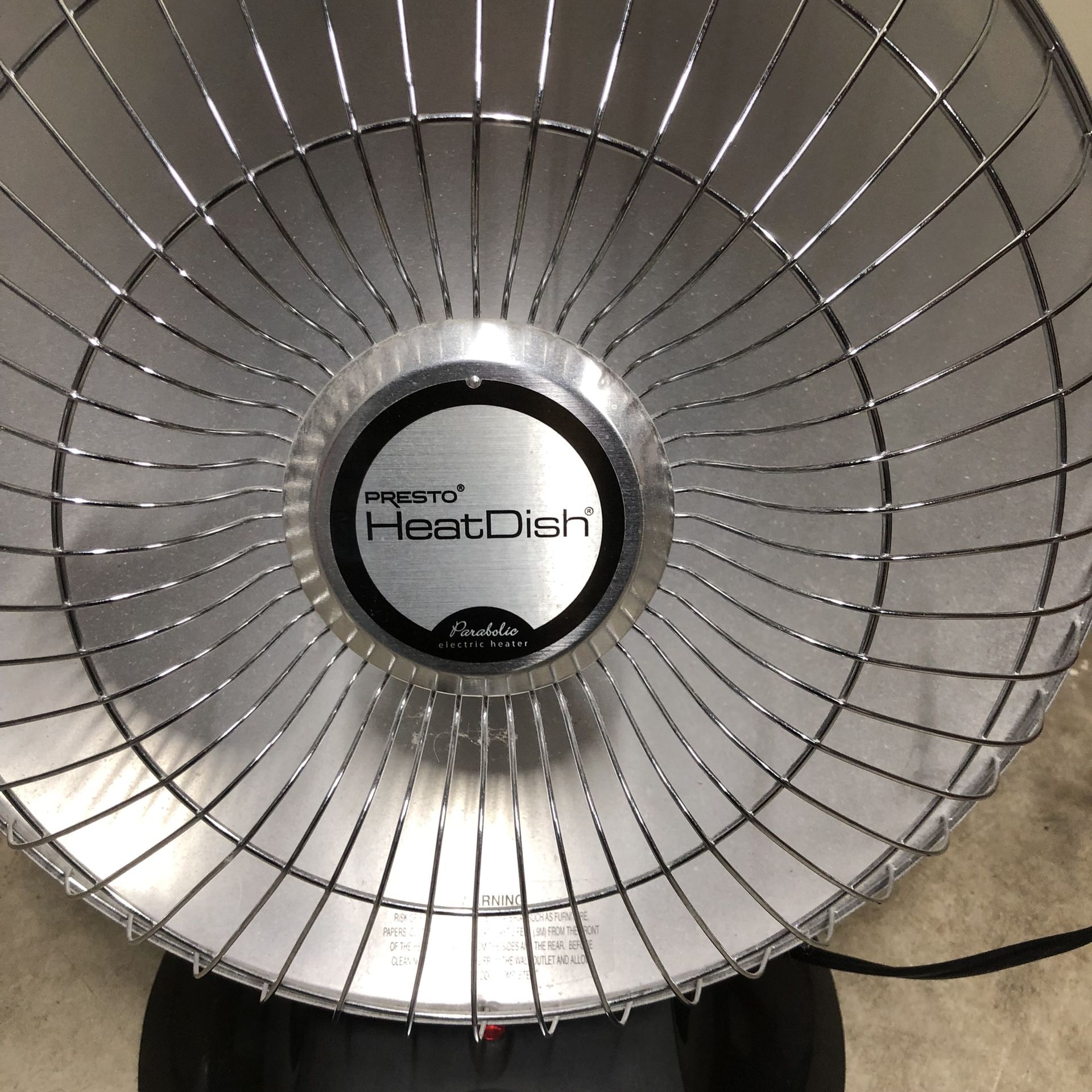 Heat Dish Parabolic Electric Heater