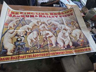 Vintage Ringling circus poster