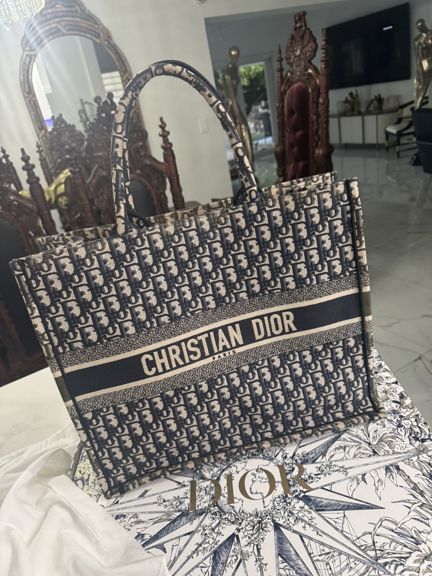 Christian Dior Large Tote Bag