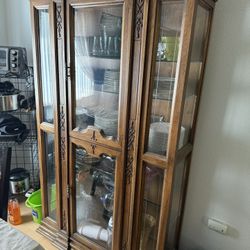 Solid Wood China Cabinet