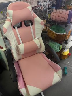 Pink gaming chair