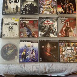 PS3 Game Bundle Assorted Games 18 In Total 