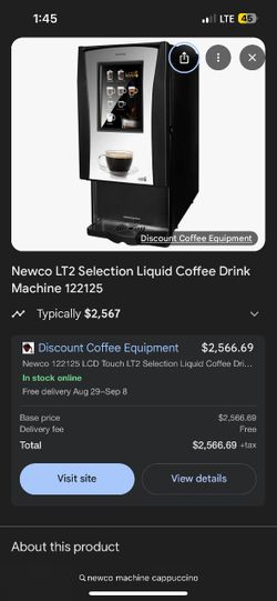 Coffee Maker Newco LT2