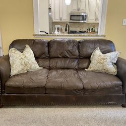 Two Leather Couches For Sale! 