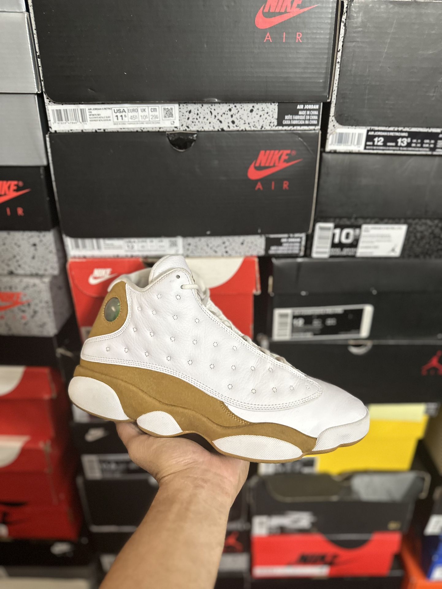 Jordan Wheat 13s size 9.5  USED But Clean 