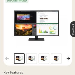 LG 43UN700-B, a 42.5-inch 4K Ultra HD IPS monitor