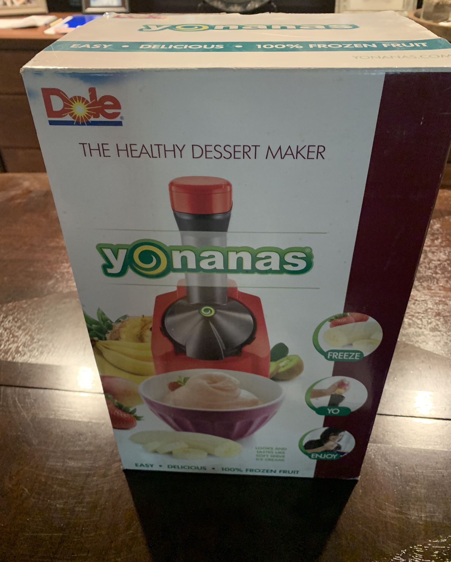 Dole Yonanas The Healthy Dessert Maker 100% Frozen Fruit Soft Serve -  household items - by owner - housewares sale 