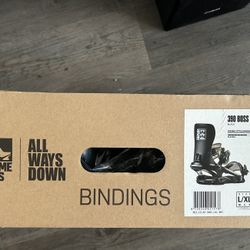 *UNUSED* Rome 390 Boss Snowboard Bindings L/XL Men’s