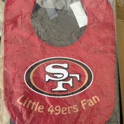 Official SF 49ers baby Bib Made By Wincraft