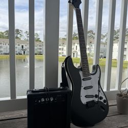 Electric Guitar & 49mm Amp