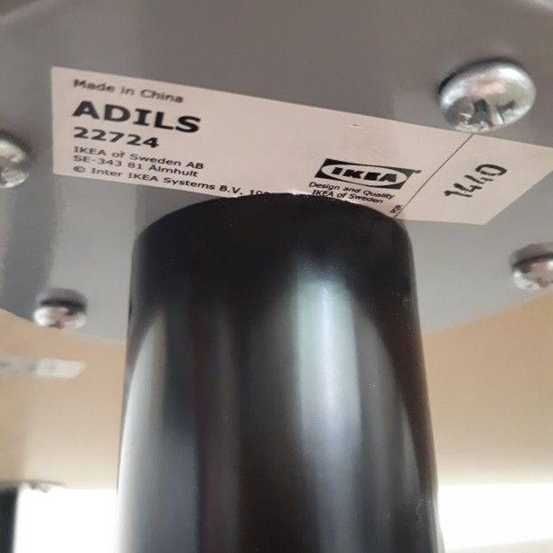 Ikea Desk (White table black legs) for Sale in Burbank, CA OfferUp