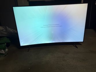 65” curved Samsung smart tv