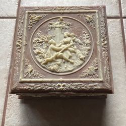 Incolay Stone Jewelry Box- Marie