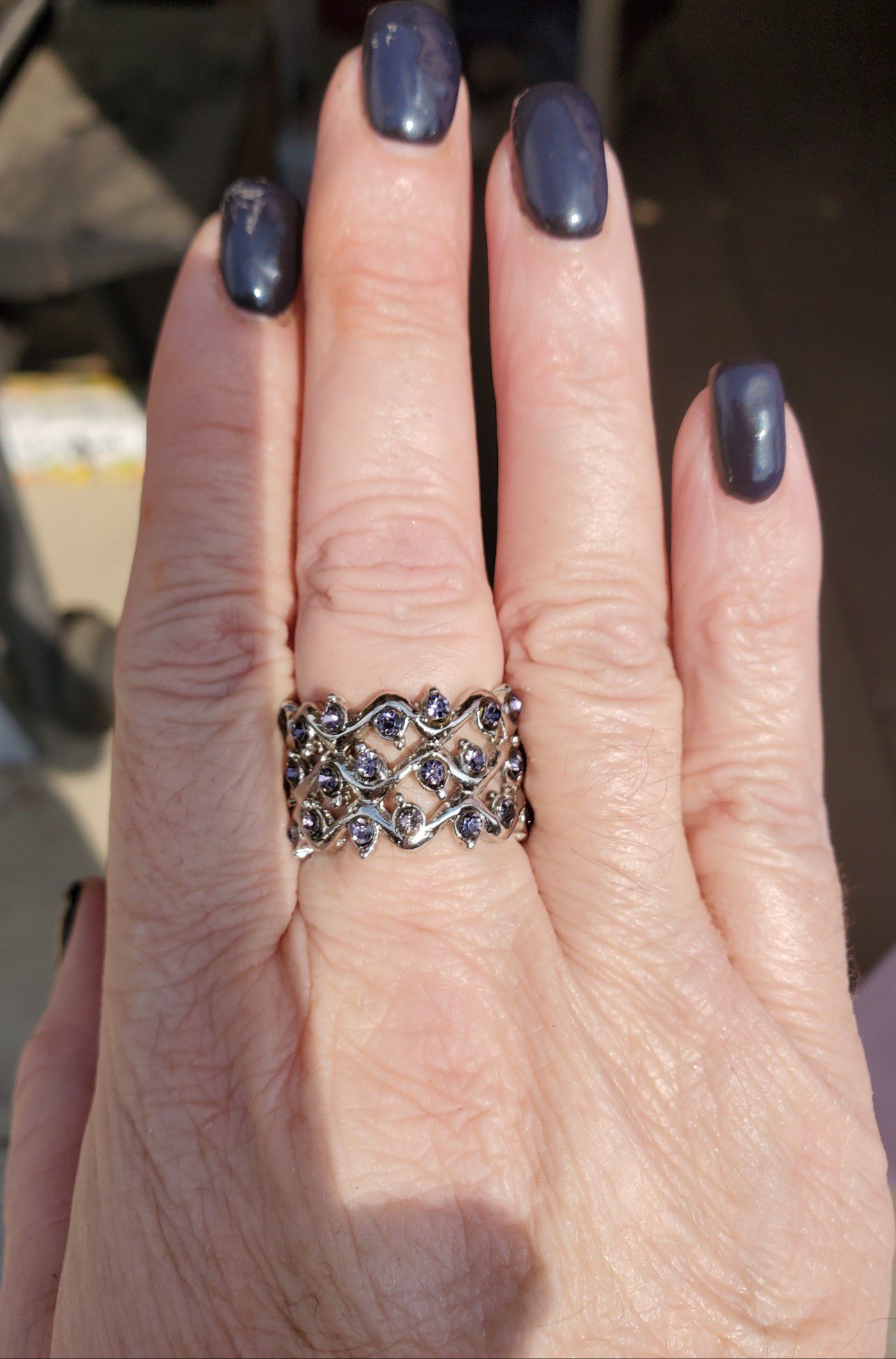 Genuine tanzanite ring.... size 7