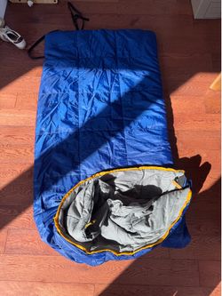 Kelty Adult sleeping bag & Embark Camping chair
