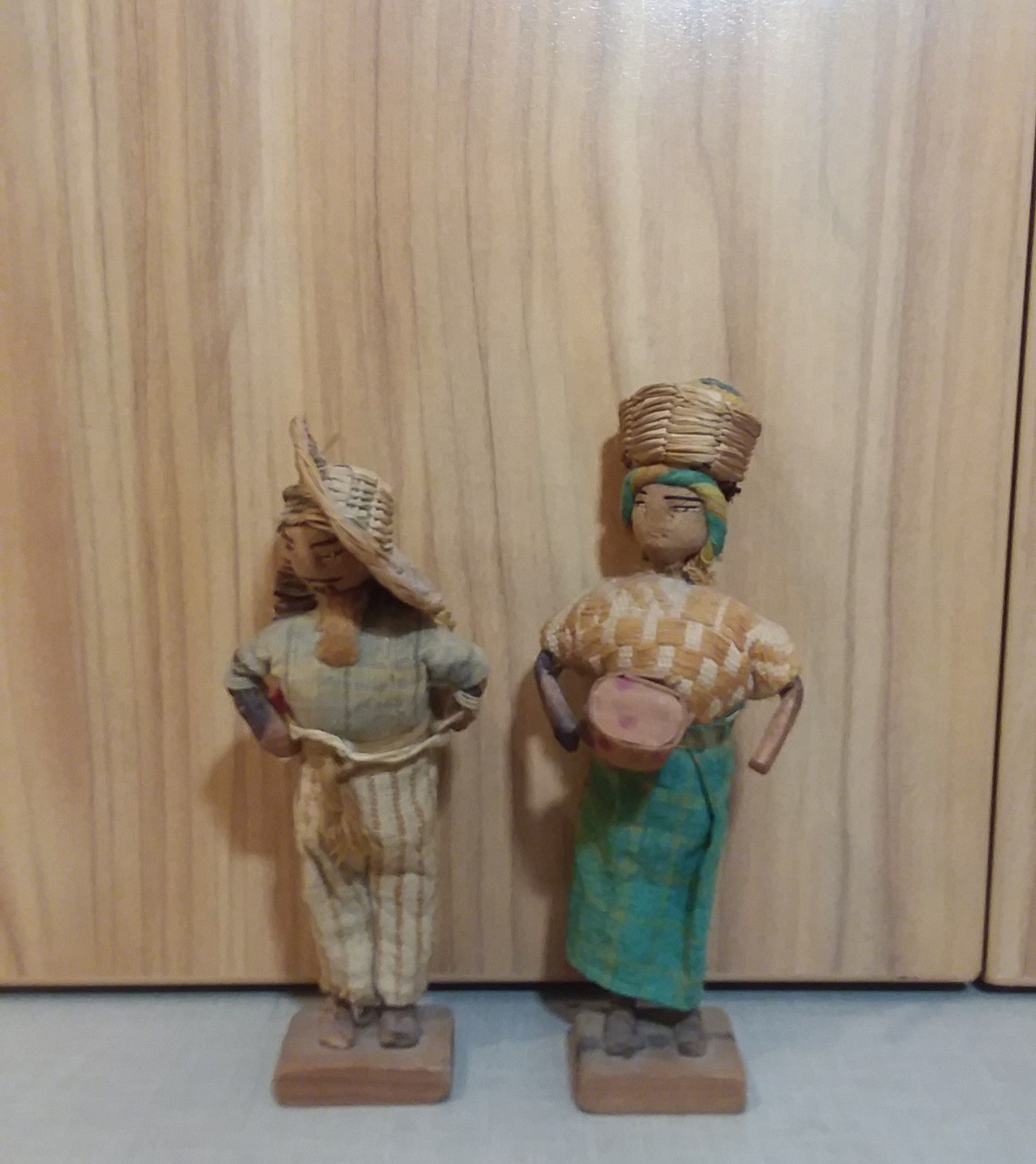 Vintage Guatemalan Folk Art Dolls