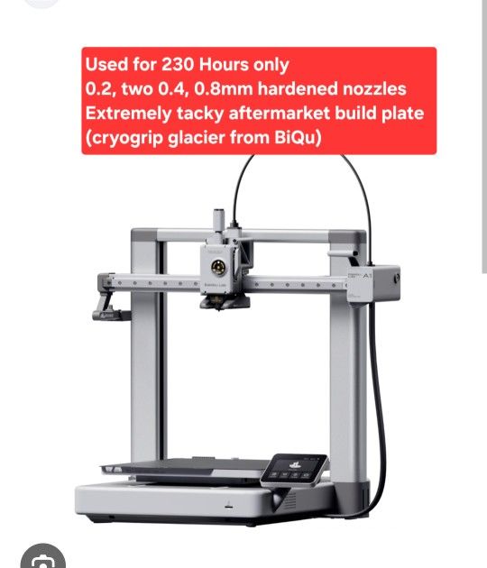 Bambu A1 With Extra Nozzles And Build Plate