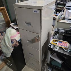 4-drawer File Cabinet With Key, Just $15+tax