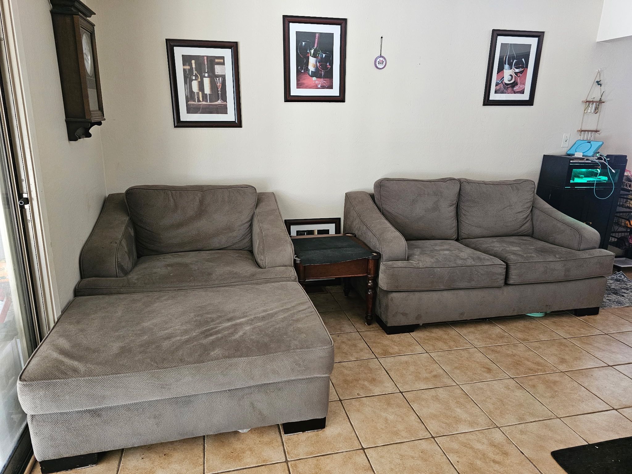 Gray Sofa Set