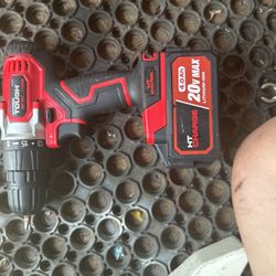 Hyper Tough Cordless drill & 20v 4.0Ah MAX Output Battery