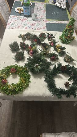 Christmas Wreath And Garland