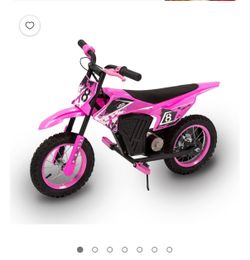 Pink 12V Mini Electric Child Dirt Bike and Battery Powered Toy Motorcycle