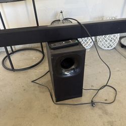 Sony Sound Bar And Sub 