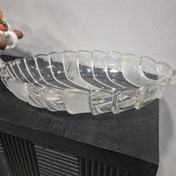 Set Of Two Oval Bowls/Platters