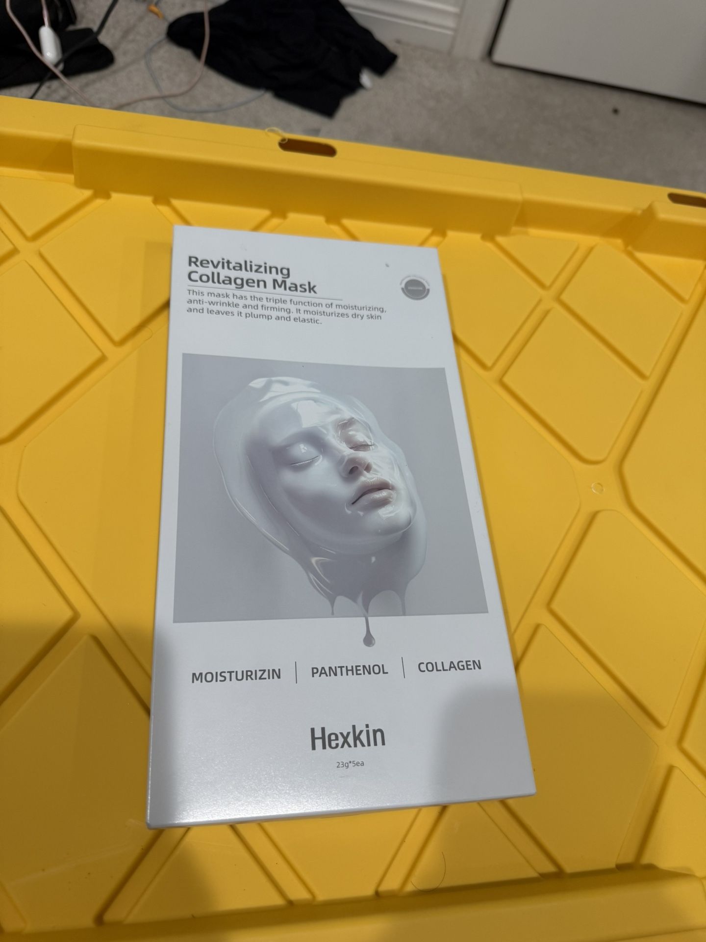 Hexkin Revitalizing Collagen Mask 23g x 5 Pcs Moisturizing Firming k Beauty