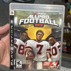 All Pro Football 2k8 For PlayStation 3