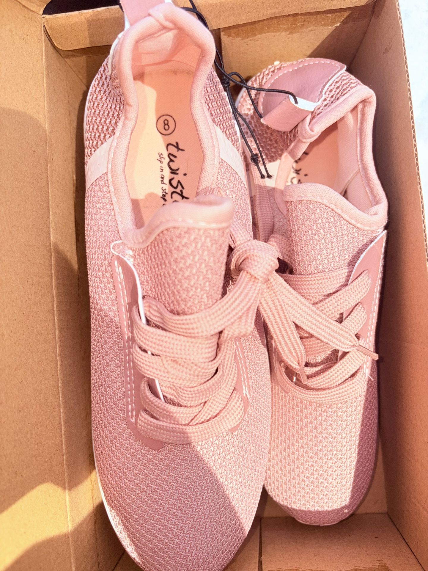 Twisted Running Shoes.