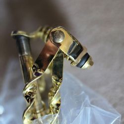 12 inch lowrider gold fork