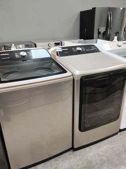 Set de lavadora y secadora de gas SAMSUNG