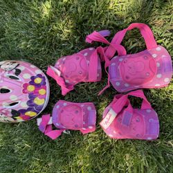 Minnie Mouse Helmet, Elbow & Knee Pads