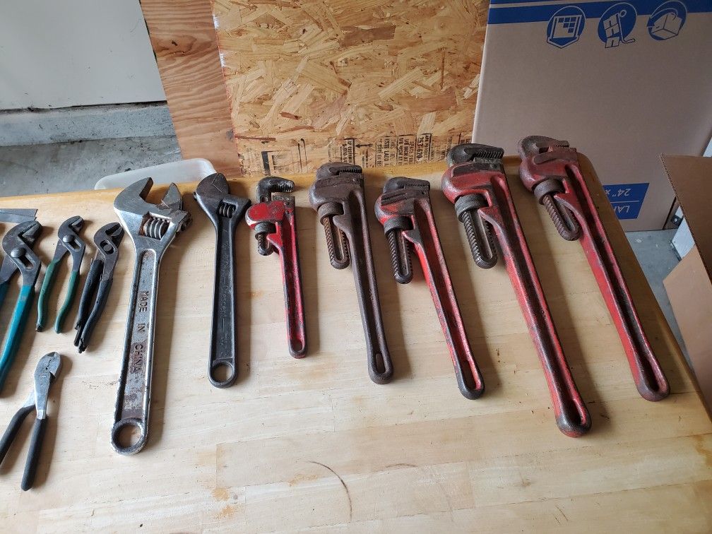 Channel Lock & Pipe Wrenches , Screw Drivers for Sale in Houston, TX