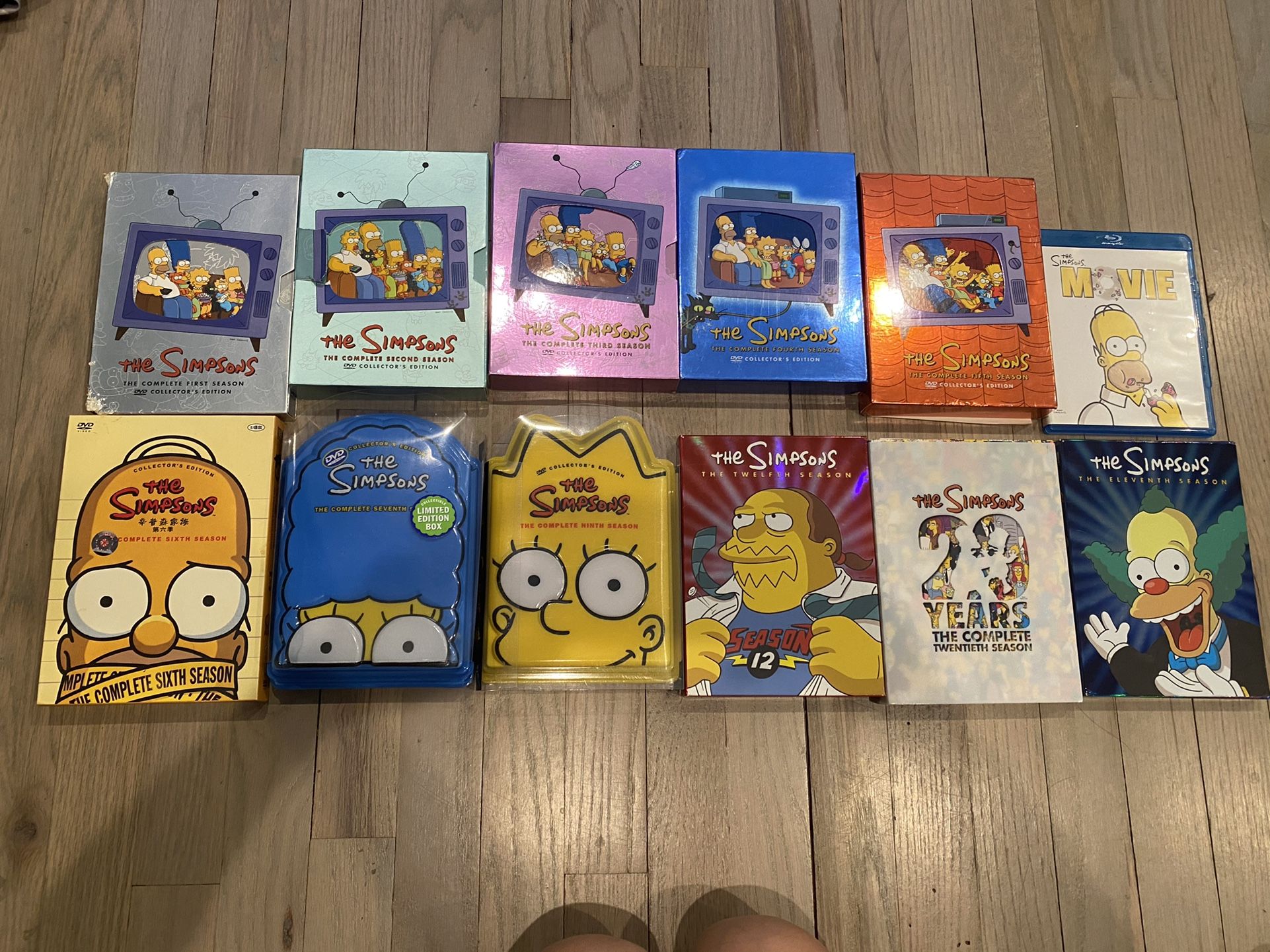 Simpsons Dvd Collection Plus Simpsons Movies Blu-ray