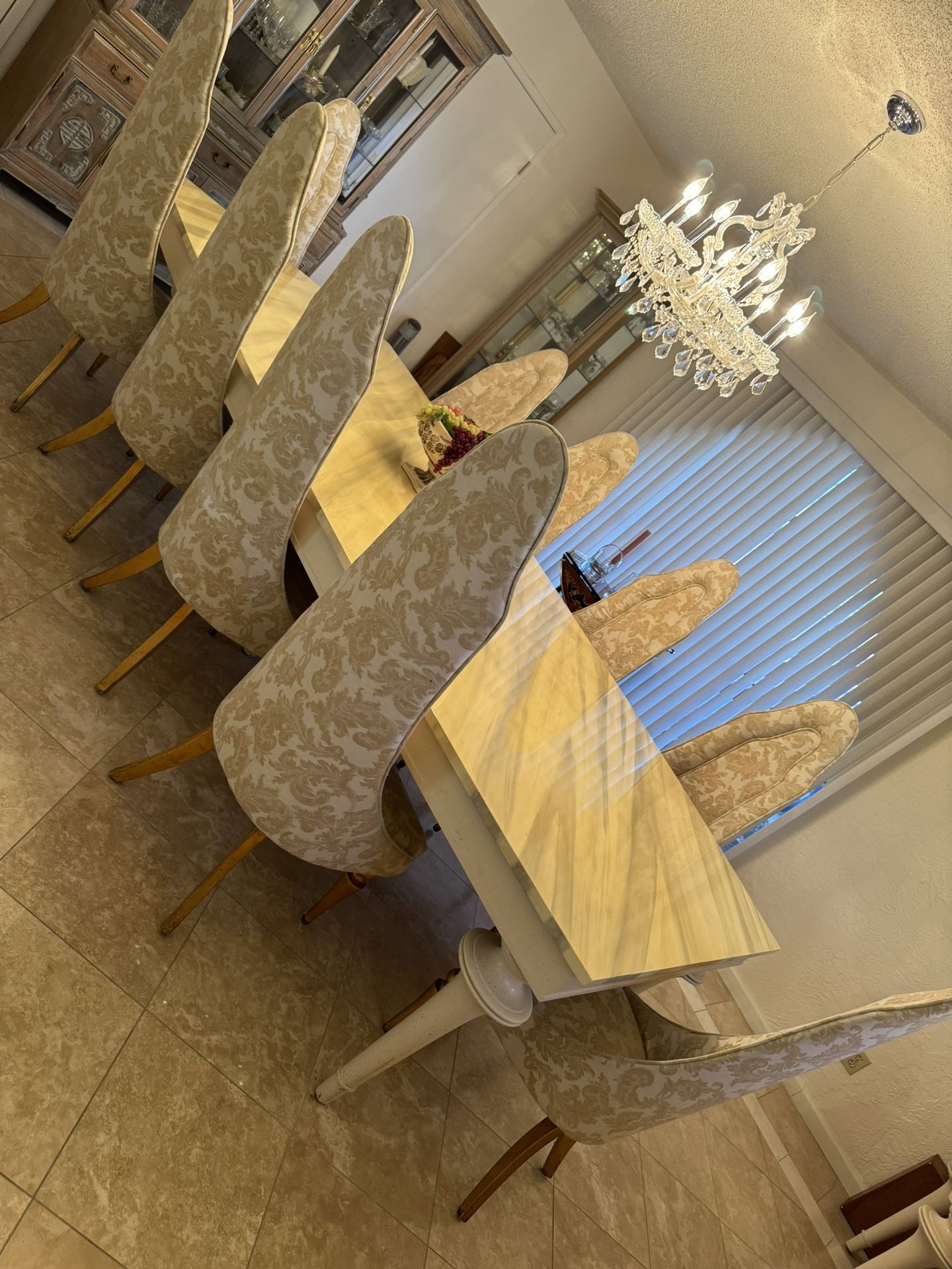 Custom Made dining room Table Set For 12 People