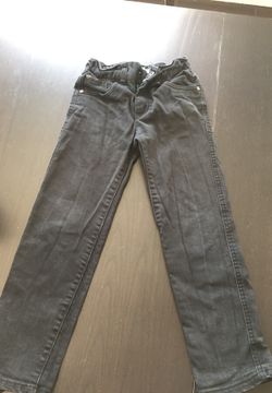 Size 7 boys Shaun white skinny adjustable black denim jeans