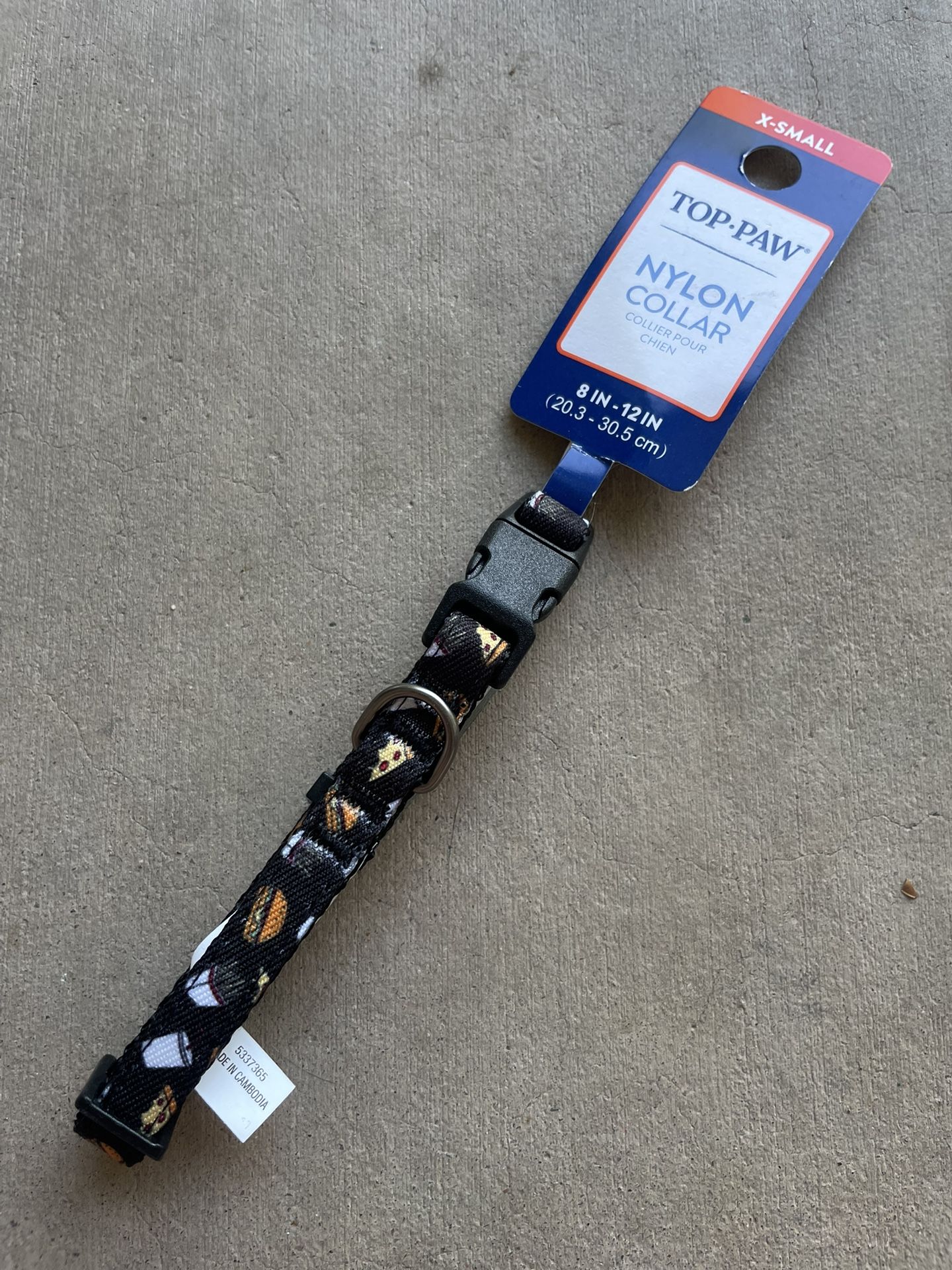 XS Fast Food Dog Collar