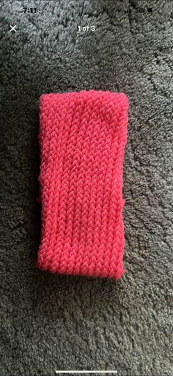 Pink Handmade Ear Warmer