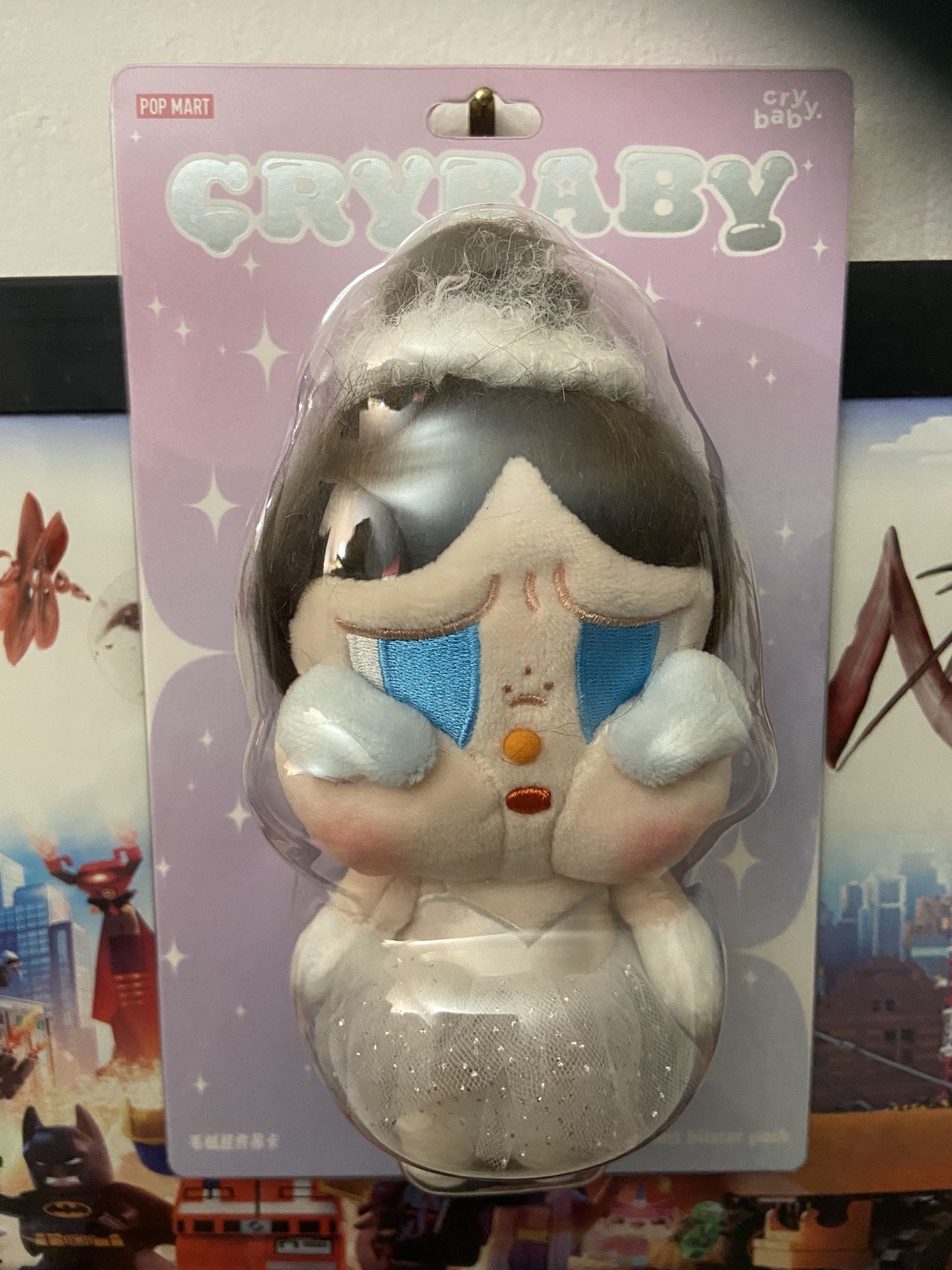 Pop Mart Cry Baby Shinny Shinny Plushie Keychain