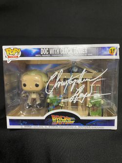 Back To The Future Funko Pop Autographed By Christopher Lloyd Authenticated 