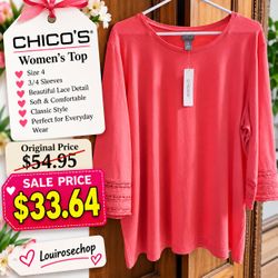 Chlco's women's pink 💗 Long sleeve
