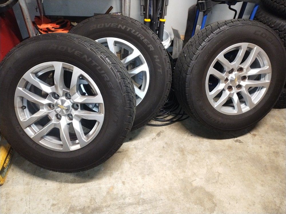 18" Silverado Wheels Cooper Tires 