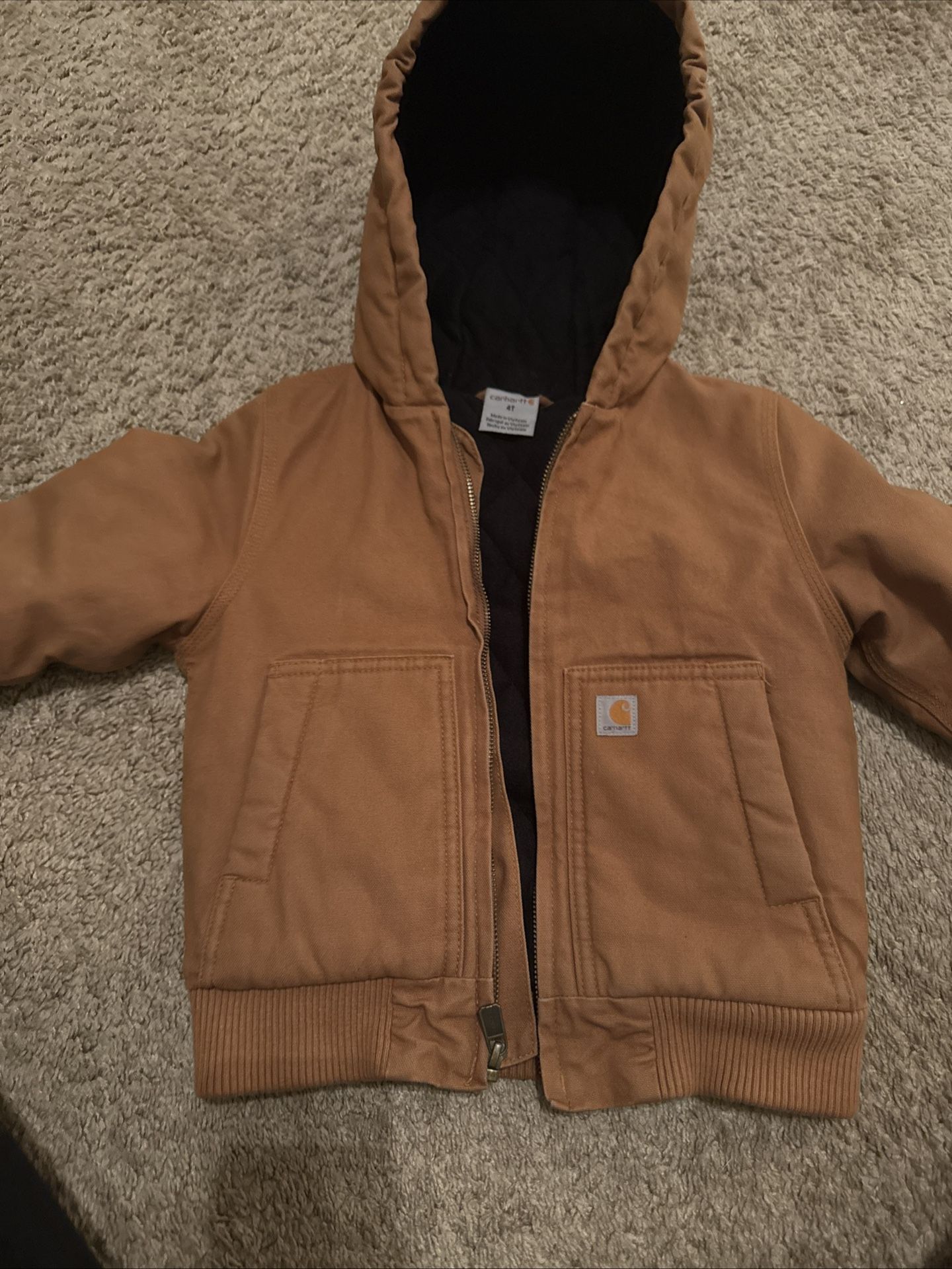 Carhartt Brown Hooded Jacket