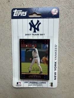 2007 Topps New York Yankees Baseball Retail Team Set Derek Jeter