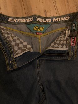Y2K baggy jeans, size 38, and the wide-leg/baggy