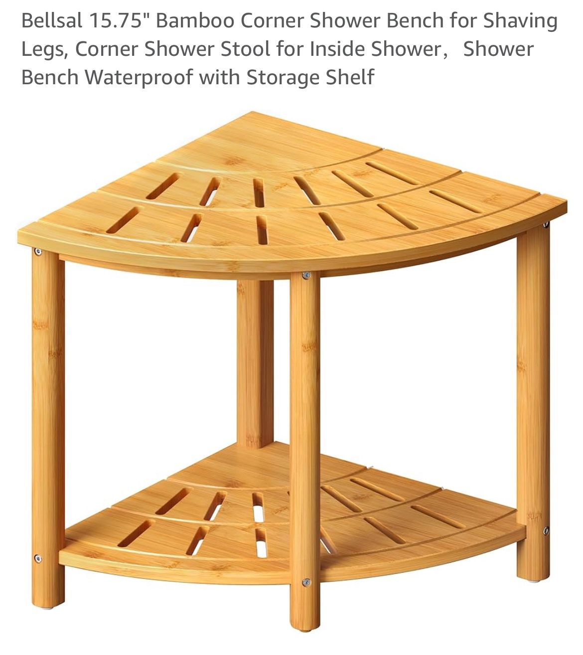 Bellsal Bamboo Shower Bench