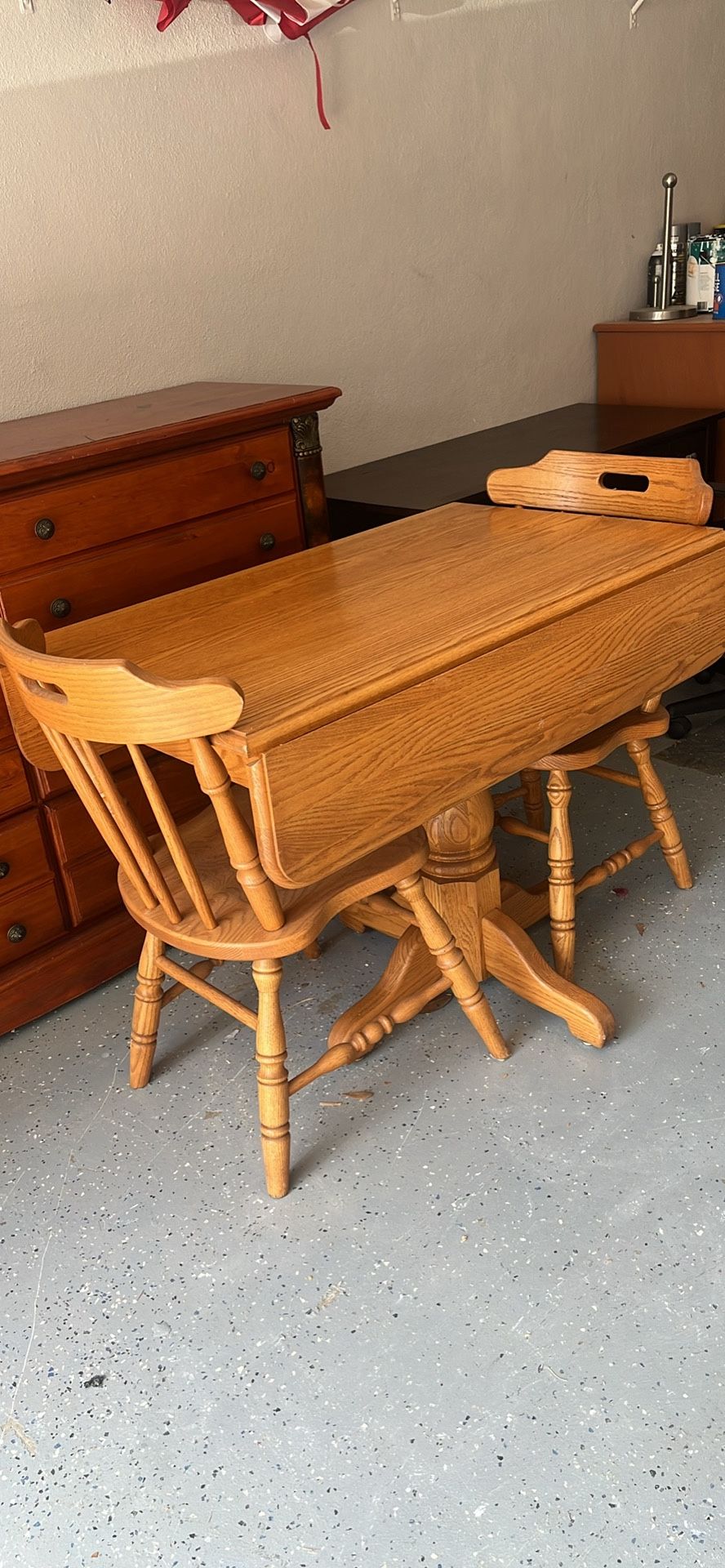 Drop Leaf Table And Chairs